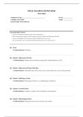 WGU D094 Exam &vert;WGU D094 Final Exam&vert;Questions and Answers &vert;2026 Latest Update with complete solutions
