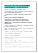 CALT Exam &lpar;2026&sol;2027&rpar; VERIFIED PREP&NewLine;QUESTIONS WITH CORRECT ANSWERS
