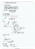 Lecture notes Electrostatics for first year Physics