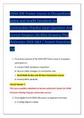 OSHA 500 Trainer Course in Occupational Safety and Health Standards for Construction &lpar;2026&rpar; &ndash; Practice Questions&comma; Verified Answers&comma; and Rationales