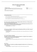 WGU D094 Exam &vert;WGU D094 Psychology Study Set &vert;Questions and Answers &vert;2026 Latest Update with complete solutions