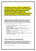 &num; Therapeutic Crisis Intervention &lpar;TCI&rpar; &vert; Comprehensive Study Guide & Certification Preparation &mdash; Crisis Prevention&comma; Risk Assessment&comma; De-Escalation&comma; Therapeutic Communication&comma; Crisis Response&comma; Trauma-Informed Care&comma; Safety Strategies&comma; Post-Crisis Intervent