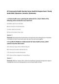 ATI Community Health Nursing&colon; Home Health & Hospice Exam 7 Study&NewLine;Guide 2026 &vert;Questions &vert;Answers &vert;Rationales