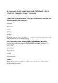 ATI Community Health Week 8 Study Guide &lpar;Public Health Policy &&NewLine;Ethics&rpar; 2026 &vert;Questions &vert;Answers &vert;Rationales
