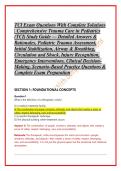 &num; TCI Exam Questions With Complete Solutions &vert; Comprehensive Therapeutic Crisis Intervention &lpar;TCI&rpar; Exam Preparation &mdash; Detailed Answers & Rationales&comma; Crisis Prevention&comma; Early Intervention&comma; Risk Assessment&comma; Therapeutic Communication&comma; De-Escalation Strategie