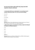 ATI Community Health&colon; Public Health Policy Study Guide 2026&NewLine;&vert;Questions &vert;Answers &vert;Rationales