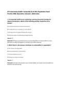 ATI Community Health&colon; Vulnerable & At-Risk Populations Exam&NewLine;Practice 2026 &vert;Questions &vert;Answers &vert;Rationales