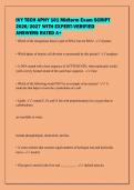 IVY TECH APHY 101 Midterm Exam SCRIPT&NewLine;2026&sol;2027 WITH EXPERT-VERIFIED&NewLine;ANSWERS RATED A&plus;