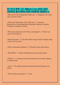 VY TECH APHY 101 Midterm Exam 2026&sol;2027&NewLine;UPDATED QUESTIONS WITH ANSWERS GRADED A&plus;