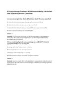 ATI Comprehensive Predictor & NCLEX Decision-Making Practice Pack&NewLine;2026 &vert;Questions &vert;Answers &vert;Rationales