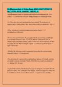 RN Pharmacology A Relias Exam 2026&sol;2027 UPDATED&NewLine;QUESTIONS WITH ANSWERS GRADED A&plus;