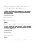 ATI Comprehensive Predictor & SATA Mastery Practice Pack &lpar;U&period;S&period;&NewLine;Nursing 2026&sol;2027&rpar; Questions &vert;Answers &vert;Rationales&NewLine;