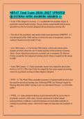 NR547 Final Exam 2026&sol;2027 UPDATED&NewLine;QUESTIONS WITH ANSWERS GRADED A&plus;