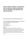 MEDICAL-SURGICAL NURSING 11TH EDITION TEST &NewLine;BANK &ndash; IGNATAVICIUS&comma; REBAR & HEIMGARTNER&comma; &NewLine;CLINICAL JUDGMENT & COLLABORATIVE CARE&comma; &NewLine;ISBN 978-0323878265 