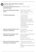 Psychiatric Mental Health Board Certification &sol; Score 100&percnt; &sol; 2025-2026 Update &sol; ANCC PMHNP-BC Exam Prep Study Guide&NewLine;&NewLine;