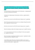 MACS 609 CERTIFICATION Exam &lpar;Latest Version 2026&vert;2027&rpar; With&NewLine;Complete Correct Answers &vert;Solutions &vert;Already A&plus; Graded &lpar; 100&percnt;&NewLine;Pass&rpar;&NewLine;