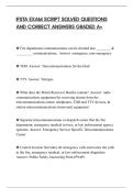 IFSTA EXAM SCRIPT SOLVED QUESTIONS&NewLine;AND CORRECT ANSWERS GRADED A&plus;&NewLine;