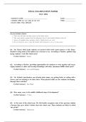 WGU D094 Exam &vert;WGU D094 Final Exam &vert;Questions and Answers &vert;2026 Latest Update with complete solutions