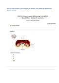 BIOL 252 Human Anatomy & Physiology II w&sol;Lab &vert; Module 7 Exam Review 70&plus; Questions and &NewLine;Answers -Summary  