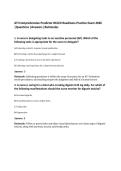 ATI Comprehensive Predictor NCLEX Readiness Practice Exam 2026&NewLine;&vert;Questions &vert;Answers &vert;Rationales&NewLine;