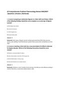 ATI Comprehensive Predictor Pharmacology Review 2026&sol;2027&NewLine;&vert;Questions &vert;Answers &vert;Rationales