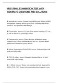 NR511 FINAL EXAM ACTUAL QUESTIONS AND&NewLine;VERIFIED ANSWERS EXAM PREP&NewLine;