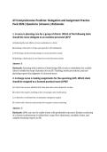 ATI Comprehensive Predictor&colon; Delegation and Assignment Practice&NewLine;Pack 2026 &vert;Questions &vert;Answers &vert;Rationales