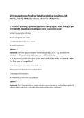 ATI Comprehensive Predictor&colon; Med-Surg Critical Conditions &lpar;MI&comma;&NewLine;Stroke&comma; Sepsis&rpar; 2026 &vert;Questions &vert;Answers &vert;Rationales&NewLine;