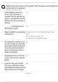 RAMP Certification Exam 2026-2027 &sol; Score 100&percnt; &sol; Actual Questions Verified Answers Grade A&plus; &sol; Responsible Alcohol & Airport Ramp Operations Study Guide&NewLine;&NewLine;