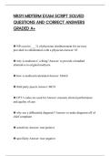 NR511 MIDTERM EXAM SCRIPT SOLVED&NewLine;QUESTIONS AND CORRECT ANSWERS&NewLine;GRADED A&plus;