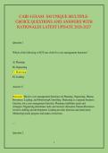 CAIB 4 EXAM  300 UNIQUE MULTIPLE&NewLine;CHOICE QUESTIONS AND ANSWERS WITH &NewLine;RATIONALES LATEST UPDATE 2026-2027