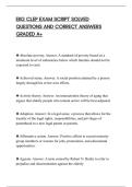 EKG CLEP EXAM SCRIPT SOLVED&NewLine;QUESTIONS AND CORRECT ANSWERS&NewLine;GRADED A&plus;