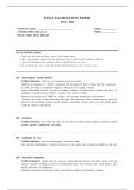 WGU D094 Exam &vert;HDFS 420 Exam 1&vert;Questions and Answers &vert;2026 Latest Update with complete solutions