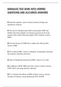 NURS6630 TEST BANK WITH VERIFIED&NewLine;QUESTIONS AND ACCURATE ANSWERS&NewLine;