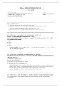 WGU D094  Exam &vert;Riccis Test Bank Exam 1 Prep &vert;Questions and Answers &vert;2026 Latest Update with complete solutions