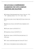 NUR 631 EXAM 2 COMPREHENSIVE&NewLine;EXAMINATION TEST WITH COMPLETE&NewLine;QUESTIONS AND SOLUTIONS