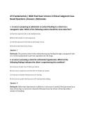 ATI Fundamentals &vert; NGN Final Exam Version 3 Clinical Judgment CaseBased Questions &vert;Answers &vert;Rationales