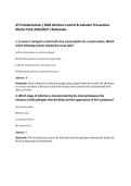 ATI Fundamentals &vert; NGN Infection Control & Isolation Precautions&NewLine;Master Pack 2026&sol;2027 &vert;Rationales