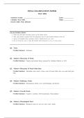 WGU D094 Exam &vert;WGU D094 Final Exam&vert;Questions and Answers &vert;2026 Latest Update with complete solutions