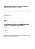 ATI Fundamentals &vert; NGN Matrix&sol;Grid Questions Practice Pack&NewLine;2026&sol;2027 Questions and Answers &vert;Rationales
