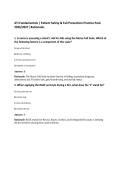 ATI Fundamentals &vert; Patient Safety & Fall Prevention Practice Pack&NewLine;2026&sol;2027 &vert;Rationales