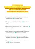 PSYC 2000 LSUA &ndash; Rood &NewLine;Comprehensive Resource To Help You Ace 2026-2027 Exams &NewLine;Includes Frequently Tested Questions With ELABORATED &NewLine;100&percnt; Correct COMPLETE SOLUTIONS &NewLine;Guaranteed Pass First Attempt&excl;&excl; Current Update&excl;&excl;