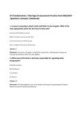 ATI Fundamentals &vert; Vital Signs & Assessment Practice Pack 2026&sol;2027&NewLine;&vert;Questions &vert;Answers &vert;Rationales