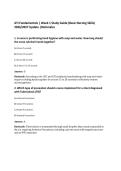 ATI Fundamentals &vert; Week 1 Study Guide &lpar;Basic Nursing Skills&rpar;&NewLine;2026&sol;2027 Update &vert;Rationales&NewLine;