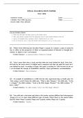WGU D094 Exam &vert;WGU D094 Final Exam&vert; Questions and Answers &vert;2026 Latest Update with complete solutions