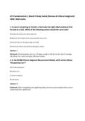 ATI Fundamentals &vert; Week 9 Study Guide &lpar;Review & Clinical Judgment&rpar;&NewLine;2026 &vert;Rationales