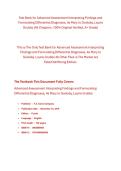 Test Bank For Advanced Assessment Interpreting Findings and Formulating Differential Diagnoses 4th Edition By Mary Jo Goolsby&comma; Laurie Grubbs