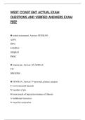 WEST COAST EMT EXAM SCRIPT SOLVED QUESTIONS AND CORRECT ANSWERS GRADED A&period;pdf&lpar;PACKAGE DEAL&rpar;