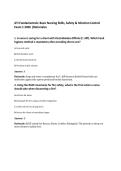 ATI Fundamentals&colon; Basic Nursing Skills&comma; Safety & Infection Control&NewLine;Exam 1 2026 &vert;Rationales&NewLine;