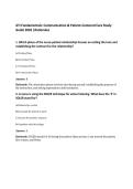 ATI Fundamentals&colon; Communication & Patient-Centered Care Study&NewLine;Guide 2026 &vert;Rationales